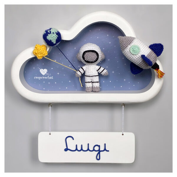 Nuvem Tema Astronauta